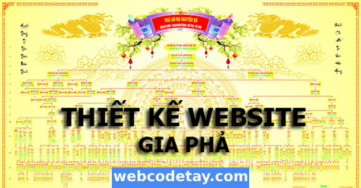 Thiết kế website Gia Phả chuẩn SEO