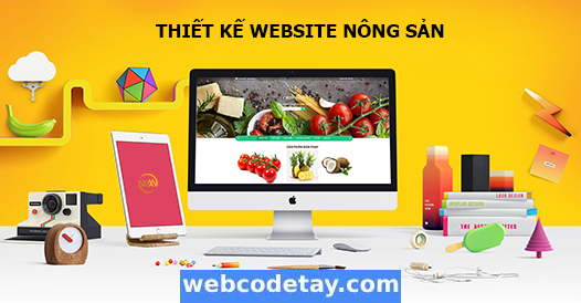 Thiết kế website nông sản