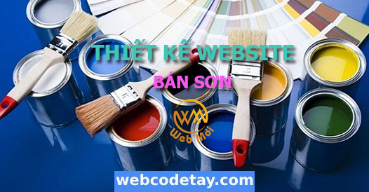 Thiết kế website Bán Sơn chuẩn SEO