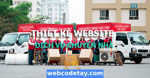 Thiết kế website Dịch vụ Chuyển nhà Trọn gói