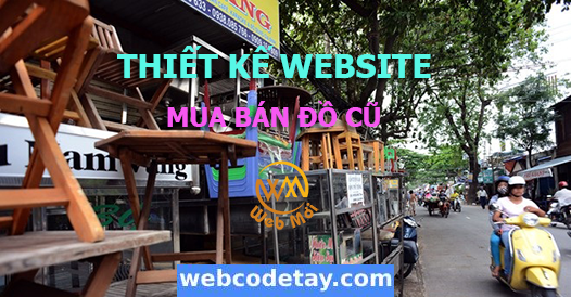 Thiết kế website Mua bán Đồ Cũ