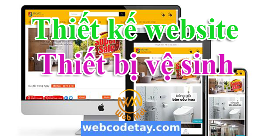 Thiết kế website thiết bị vệ sinh