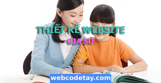 Thiết kế website Trung Tâm Gia Sư, Dạy kèm học viên