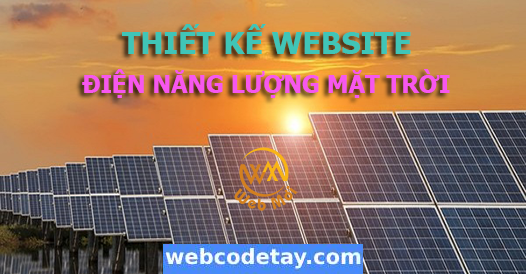 Thiết kế website Bán Thiết bị Năng Lượng Mặt Trời