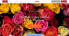 Thiết kế web shop hoa - bánh kem