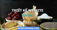 Thiết kế website yến sào chuẩn SEO