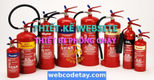 Thiết kế website Bán Thiết bị Phòng cháy, Chữa cháy