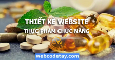 Thiết kế website Bán Thực phẩm chức năng