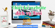 Thiết kế website dịch vụ Taxi