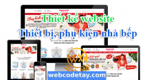 Thiết kế website Thiết bị, phụ kiện nhà bếp