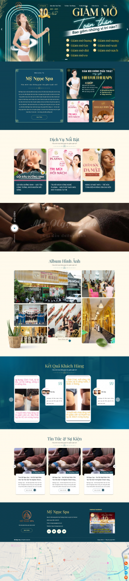 Mẫu website Spa, Thẩm mỹ viện