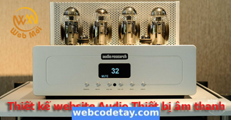 Thiết kế website Audio Thiết bị âm thanh
