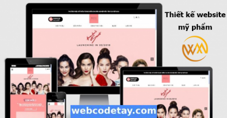 Thiết kế website Mỹ Phẩm Thiết kế website Mỹ Phẩm