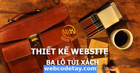 Thiết kế website Ba lô Túi xách chuẩn SEO Thiết kế website Ba lô Túi xách chuẩn SEO
