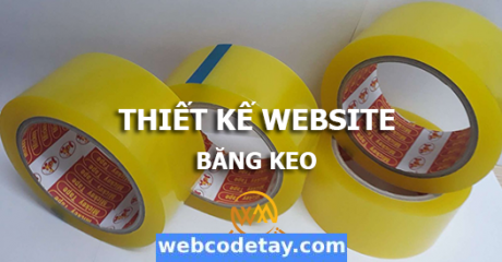 Thiết kế website Băng keo chuẩn SEO