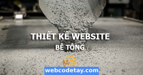 Thiết kế website bê tông chuẩn SEO