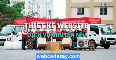 Thiết kế website Dịch vụ chuyển nhà chuẩn SEO