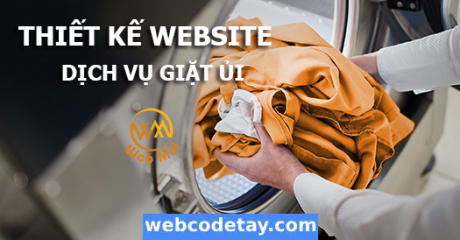 Thiết kế website dịch vụ giặt ủi chuẩn SEO