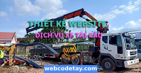 Thiết kế website Dịch vụ Xe tải cẩu Thiết kế website Dịch vụ Xe tải cẩu