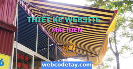 Thiết kế website mái hiên chuẩn SEO