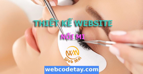 Thiết kế website nối mi chuẩn SEO