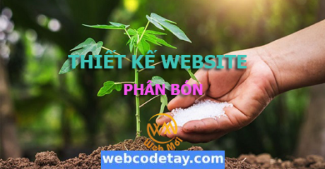 Thiết kế website phân bón chuẩn SEO