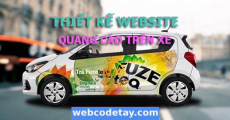 Thiết kế website quảng cáo trên xe chuẩn SEO