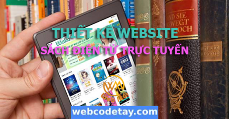Thiết kế website sách điện tử trực tuyến chuẩn SEO