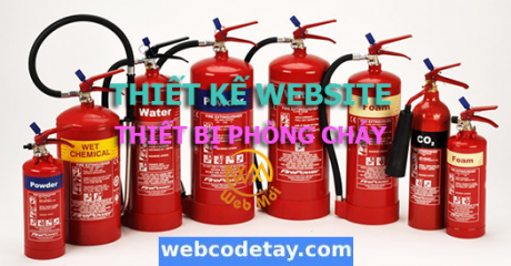 Thiết kế website thiết bị phòng cháy chuẩn SEO