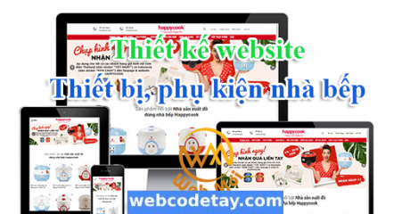 Thiết kế website Thiết bị, phụ kiện nhà bếp