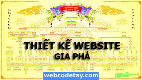 Thiết kế website Gia Phả