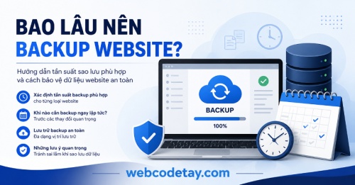 Bao lâu nên backup website? Bao lâu nên backup website?