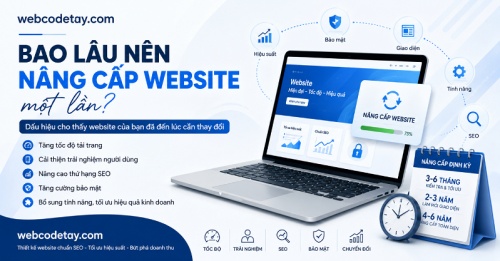 Bao lâu nên nâng cấp website một lần?