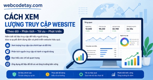 Cách xem lượng truy cập website Cách xem lượng truy cập website
