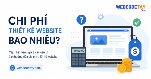 Chi phí thiết kế website bao nhiêu?