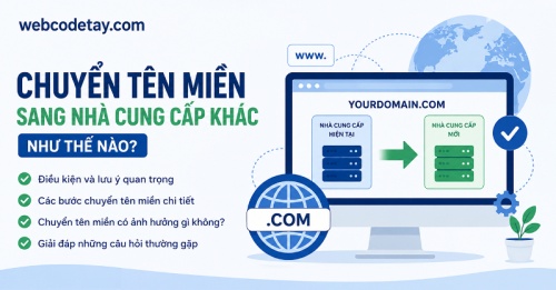 Chuyển tên miền sang nhà cung cấp khác như thế nào?