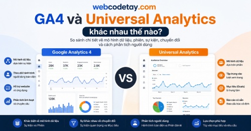 GA4 và Universal Analytics khác nhau thế nào? GA4 và Universal Analytics khác nhau thế nào?