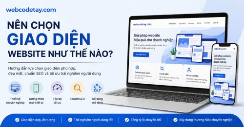 Nên chọn giao diện website như thế nào?