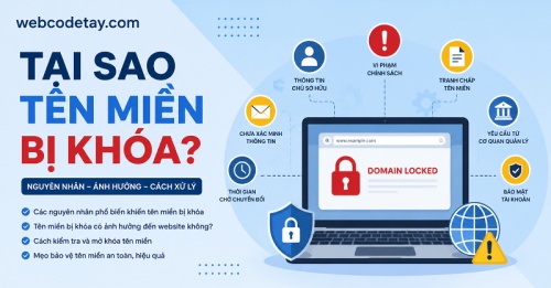 Tại sao tên miền bị khóa?
