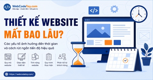 Thiết kế website mất bao lâu?