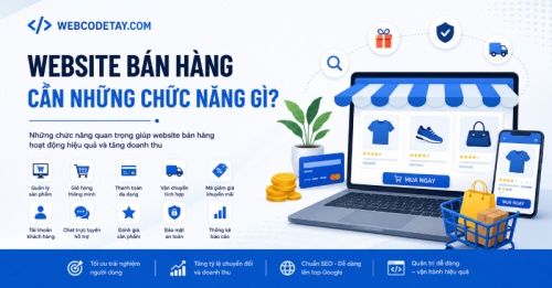 Website bán hàng cần những chức năng gì?