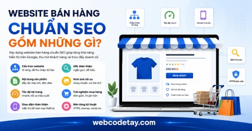 Website bán hàng chuẩn SEO gồm những gì? Website bán hàng chuẩn SEO gồm những gì?