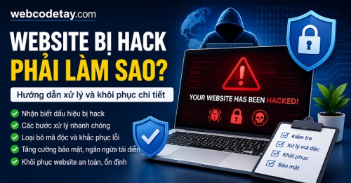 Website bị hack phải làm sao? Website bị hack phải làm sao?