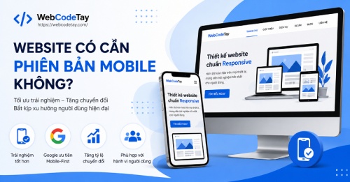 Website có cần phiên bản mobile không?