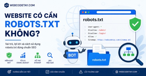 Website có cần robots.txt không?