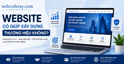 Website có giúp xây dựng thương hiệu không? Website có giúp xây dựng thương hiệu không?