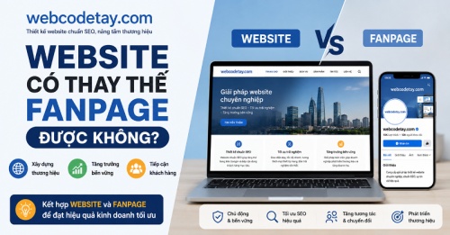 Website có thay thế Fanpage được không? Website có thay thế Fanpage được không?