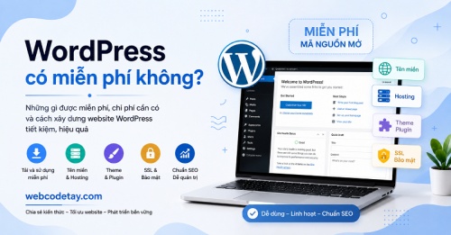 WordPress có miễn phí không? WordPress có miễn phí không?