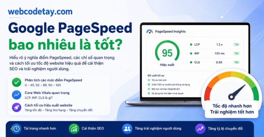 Google PageSpeed bao nhiêu là tốt?