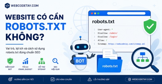 Website có cần robots.txt không?